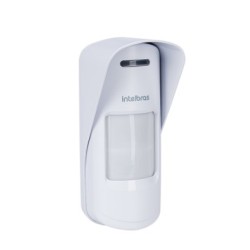 INTELBRAS SENSOR DOBLE PIR INALAMBRICO EXTERIOR , ANGULO 110 GRADOS 12 METROS DE ALCANCE, 3 NIVELES DE SENSIBILIDAD 30KG PET INMUNE. INCLUYE SOPORTE ARTICULADO ANTENA LARGO ALCANCE-IVP7000 SMART EX